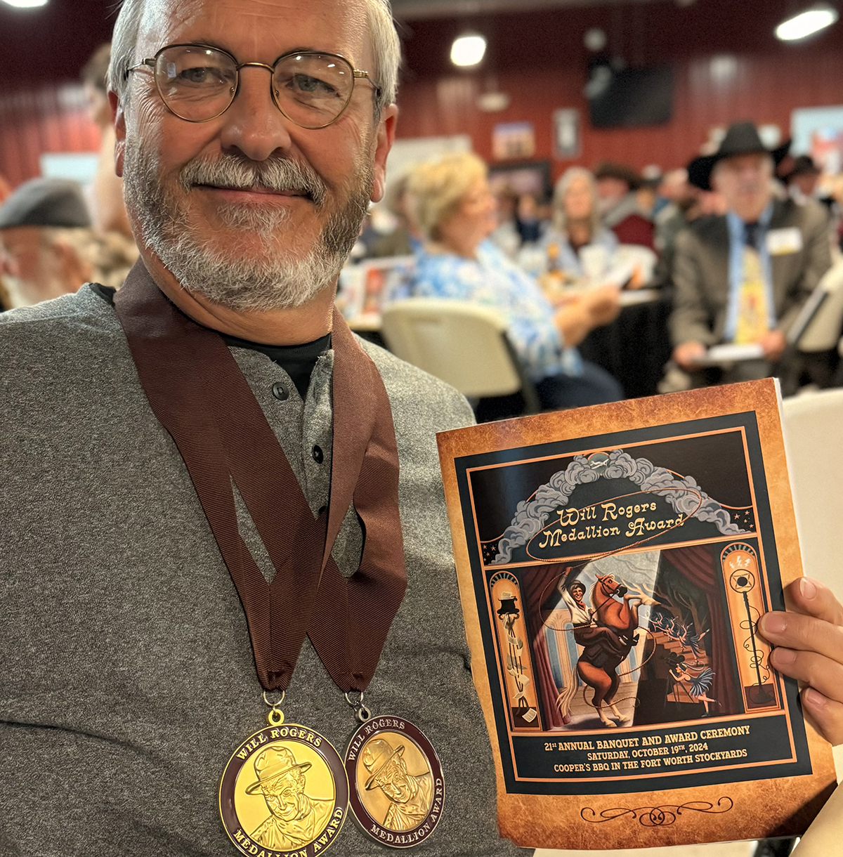 Anthony Wood - Will Rogers Medallion Award