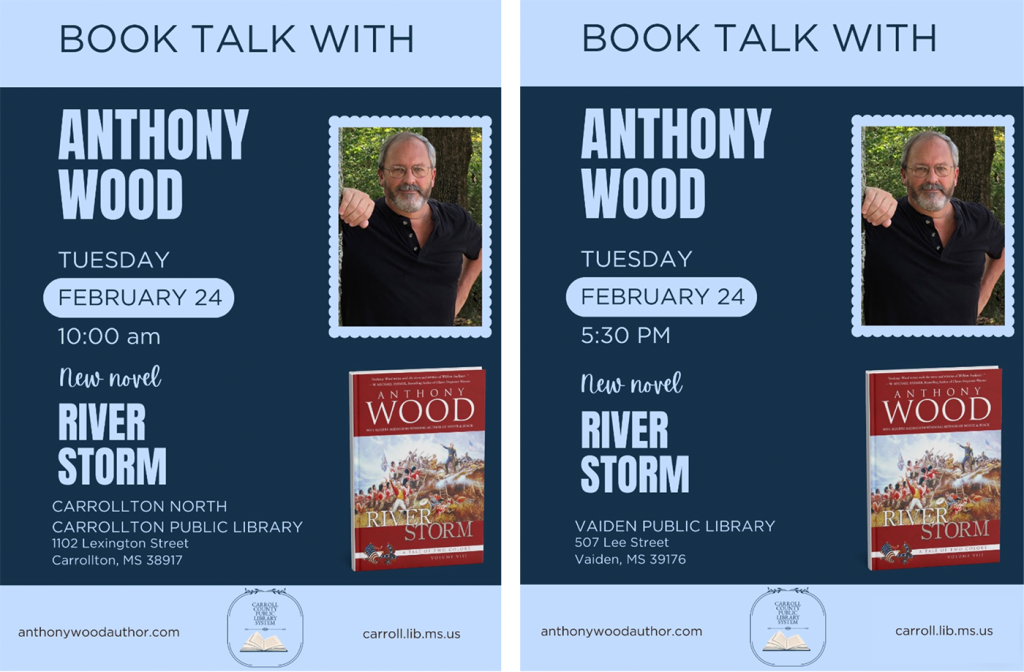 Anthony Wood author talk: Vaiden Public Librry