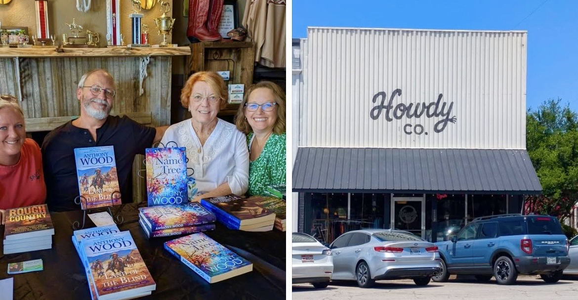 Howdy Co book signing with Anthony Wood and Mary Schaffer