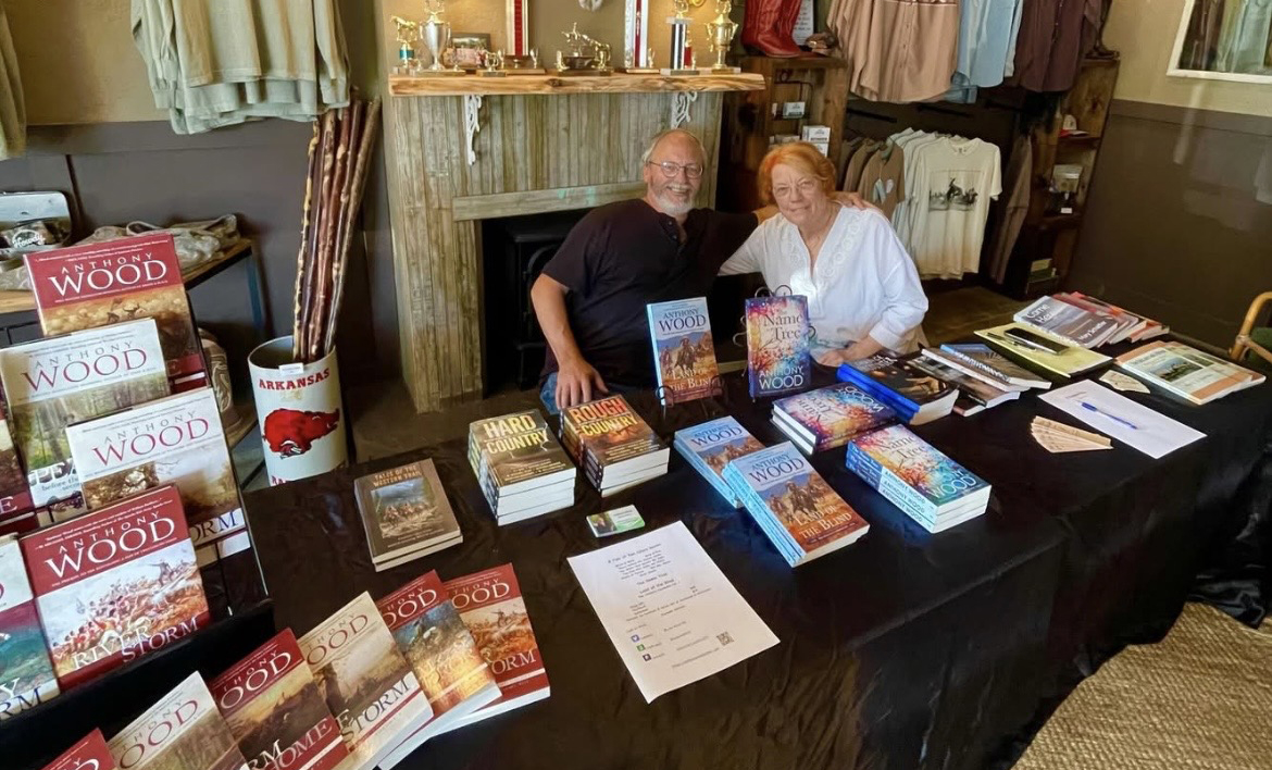Howdy Co book signing with Anthony Wood and Mary Schaffer